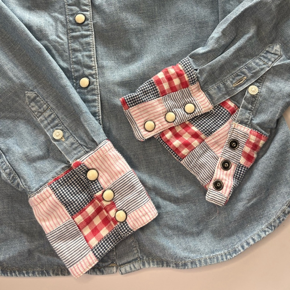 Denim and Supply Ralph Lauren Blue Button Down Shirt - Picture 6 of 11